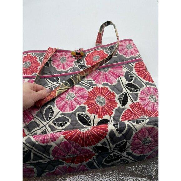 Vera Bradley Quilted Floral Tote Purse - Picture 9 of 9